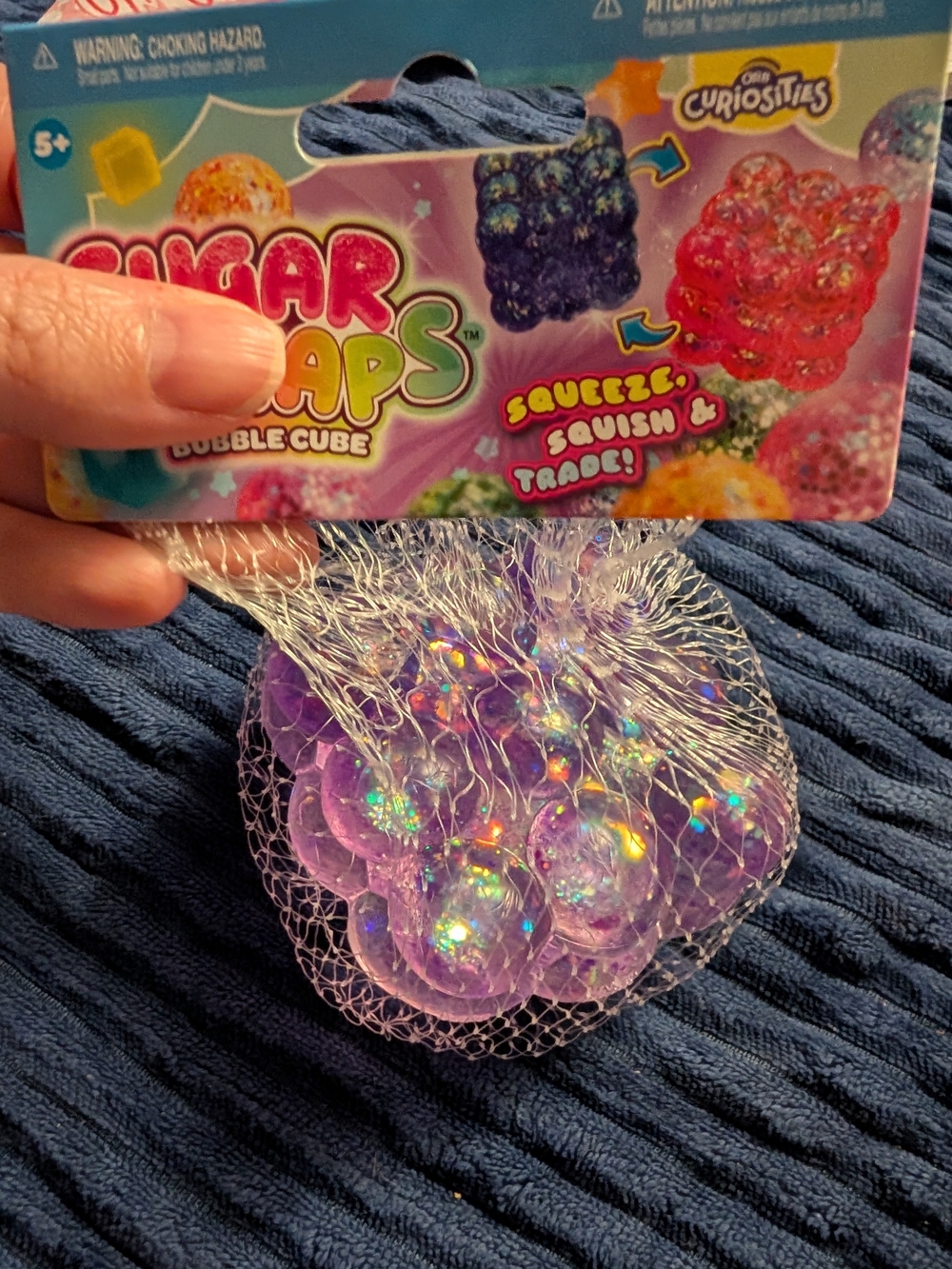 Sugar Beads Bubble Cube - Purple Kids Accessory